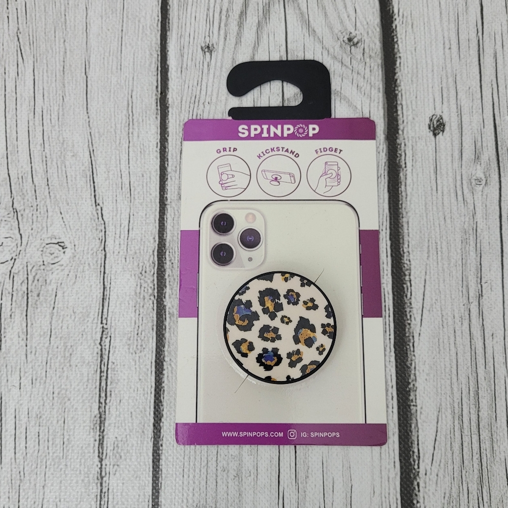 NEW Spinpop Phone Grip Holder and Kickstand for Cell Phone